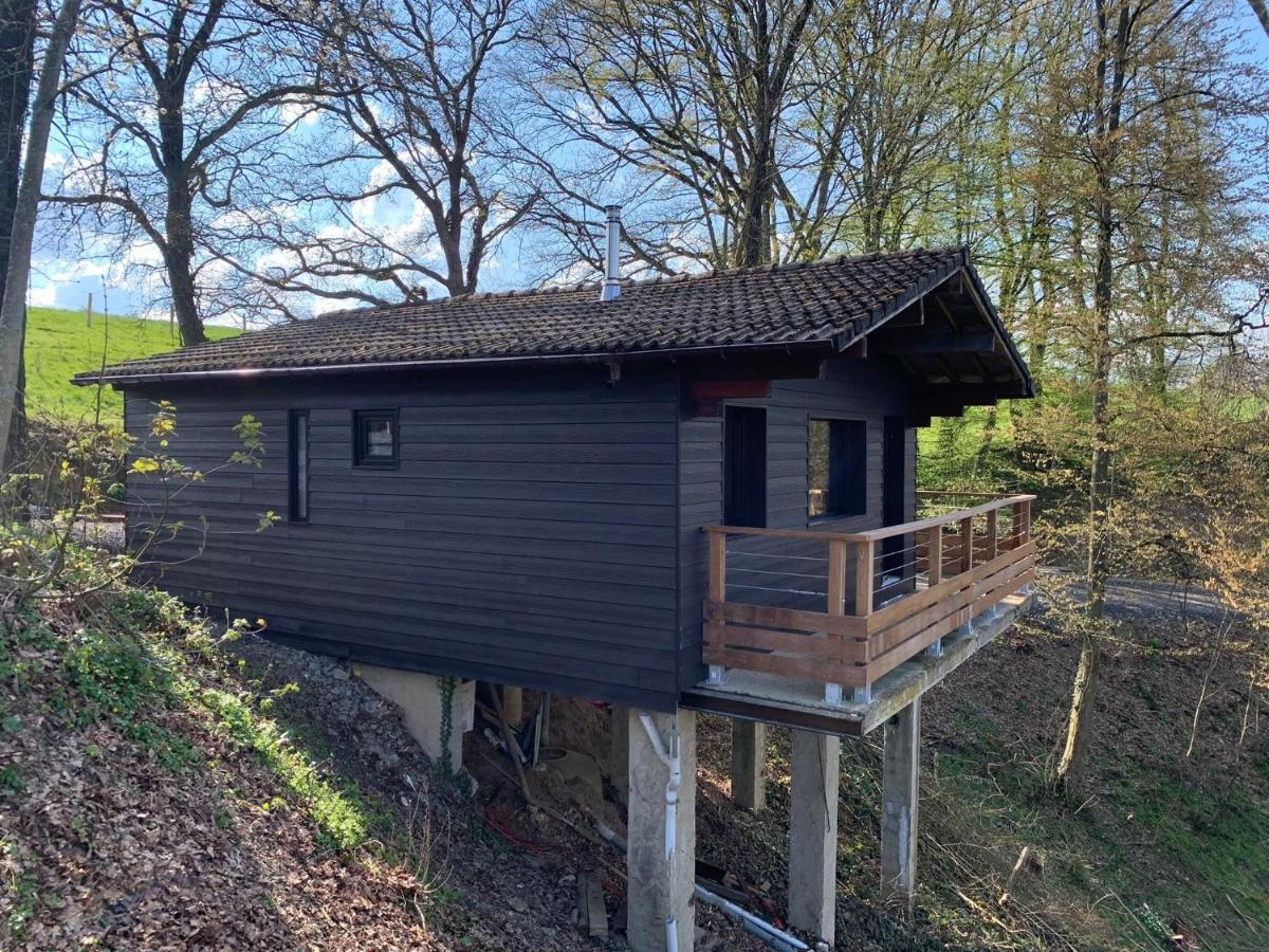 Gites Douillets : Chalet Sur Pilotis Houyet Exterior photo