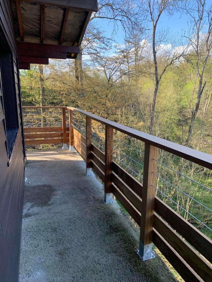 Gites Douillets : Chalet Sur Pilotis Houyet Exterior photo